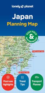 Wegenkaart - landkaart Planning Map Japan | Lonely Planet