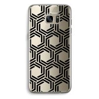 Geometrisch patroon: Samsung Galaxy S7 Edge Transparant Hoesje