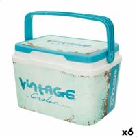 Draagbare harde koelbox Aktive 5 L 28 x 19 x 21 cm Blauw (6 Stuks)
