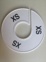 Maatring 11 cm wit/zwart XS