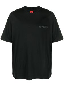 Ferrari t-shirt à logo imprimé - Noir