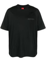 Ferrari t-shirt à logo imprimé - Noir