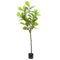 Kunstfuxus boom 48 blaadjes 165 cm groen