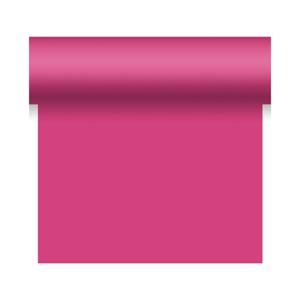 Duni tafelloper - papier - fuchsia roze  - 480 x 40 cm - Tafelloper/placemat   -