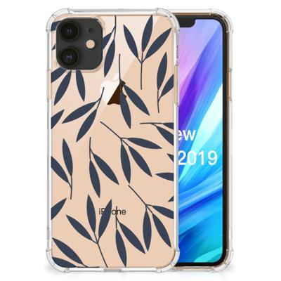 Apple iPhone 11 Case Leaves Blue Apple iPhone 11 Case Leaves Blue