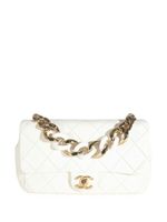 CHANEL Pre-Owned sac porté épaule à rabat (2019) - Blanc