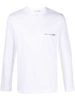 Comme Des Garçons Shirt t-shirt imprimé à manches longues - Blanc
