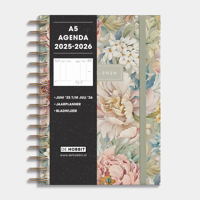 A5 Ringband Agenda 2025 - 2026 Vintage Bloem