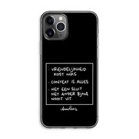 Mijn Motto's: iPhone 11 Pro Max Transparant Hoesje