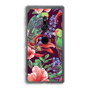 Papegaaien: Sony Xperia XZ2 Transparant Hoesje