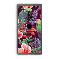 Papegaaien: Sony Xperia XZ2 Transparant Hoesje