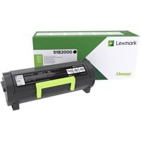 Lexmark Tonercassette (recycling) MS317 MS417 MS517 MS617 MX317 MX417 MX517 MX617 Origineel Zwart 2500 bladzijden 51B2000