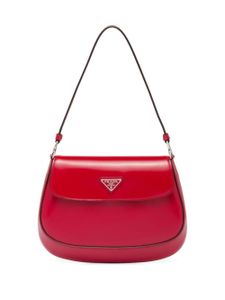 Prada sac porté épaule Cleo en cuir - Rouge