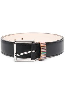 Paul Smith ceinture à détail rayé - Noir