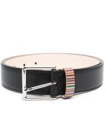 Paul Smith ceinture à détail rayé - Noir - thumbnail