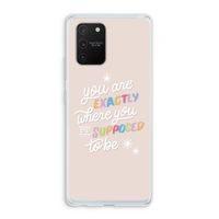 Right Place: Samsung Galaxy S10 Lite Transparant Hoesje