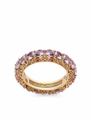 Dolce & Gabbana bague Heritage en or 18ct ornée de saphir