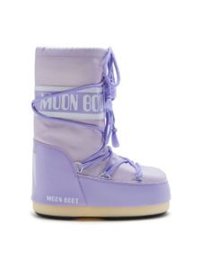 Moon Boot Kids Icon logo-tape snow boots - Violet