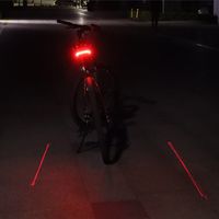 Meilan Laser achterlicht met afstandbediening USB Cute Eye - thumbnail