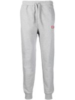 Diesel pantalon de jogging P-Tary-Div à logo brodé - Gris