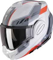 SCORPION EXO-Tech Evo Socius, Systeemhelm, Grijs-Rood