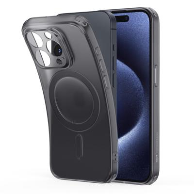 iPhone 15 Pro Max Zero Clear Case (HaloLock) - Frosted Black