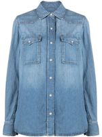 7 For All Mankind chemise Emilia en jean - Bleu