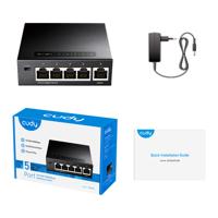 Cudy GS105 netwerk-switch Gigabit Ethernet (10/100/1000) Zwart - thumbnail