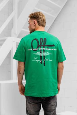 Off The Pitch Neo Regular Fit T-Shirt Heren Groen - Maat S - Kleur: Groen | Soccerfanshop