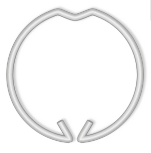 Home sweet home inbouwspot veerring set 8 st. - metaal