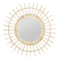 Wandspiegel Sun - zon - rotan - D55 cm - bohemian/boho spiegel
