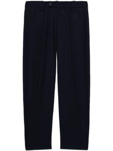 A.P.C. pantalon en laine mélangée à coupe droite - Bleu