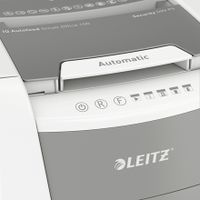 Papiervernietiger Leitz IQ Auto+ Small Office 100 P5 snippers 2x15mm - thumbnail