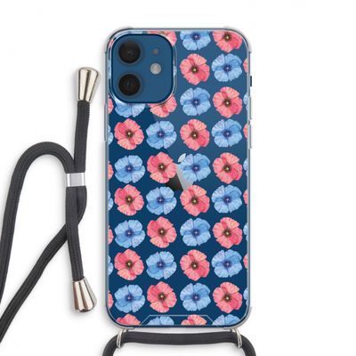 Klaproosjes: iPhone 12 Transparant Hoesje met koord