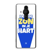 Laat de zon in je hart: Sony Xperia Pro-I Transparant Hoesje