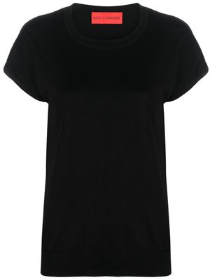 Wild Cashmere haut en maille Annette à encolure ronde - Noir