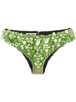 Miu Miu culotte en dentelle - Vert