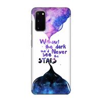 Stars quote: Volledig geprint Samsung Galaxy S20 Hoesje