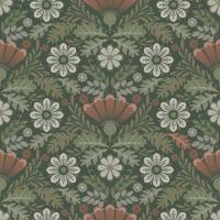 Dutch Wallcoverings Sunnano - Klockrike Green - Groen