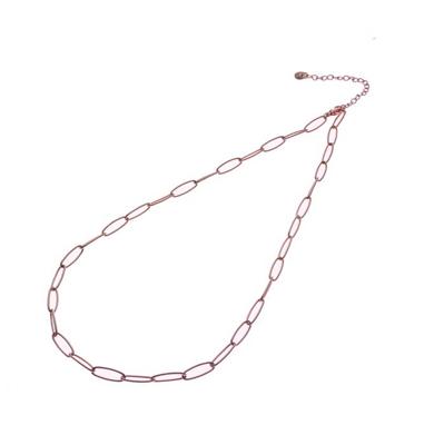Go Dutch Label Open Schakel Ketting Rosé Goud