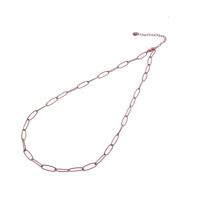 Go Dutch Label Open Schakel Ketting Rosé Goud