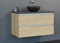 Badmeubel Trend Dynasty met ronde kom 80 Light Wood