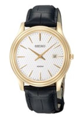 Horlogeband Seiko 7N39-0BS0 / SKP350P1 / 4A961KL Leder Zwart 20mm