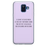 Regenboog: Samsung Galaxy A6 (2018) Transparant Hoesje Regenboog: Samsung Galaxy A6 (2018) Transparant Hoesje