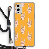 Rock: OnePlus 9 Transparant Hoesje met koord