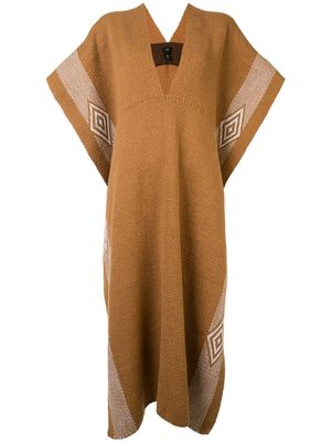 VOZ poncho Diamante - Marron