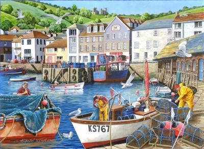 No.12 Busy Harbour Puzzel 1000 stukjes