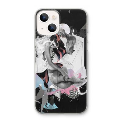 Camouflage de sommeil: iPhone 13 mini Transparant Hoesje