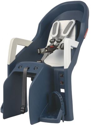 Polisport Kinderzitje achter guppy maxi+ met dragerbevestiging (cfs) - jeans/crème