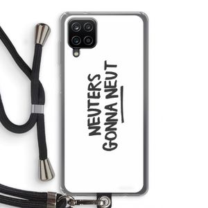 Neuters: Samsung Galaxy A12 Transparant Hoesje met koord